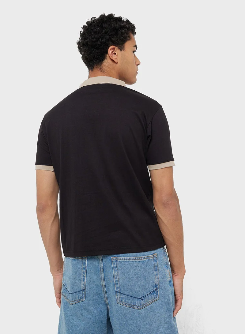 سفنتي فايف تيشيرت بولو كاجوال